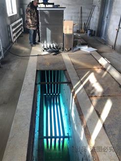 吉林長春某污水處理廠明渠紫外線消毒器安裝案例
